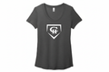Charcoal gray tee with CH Baseball Diamond logo