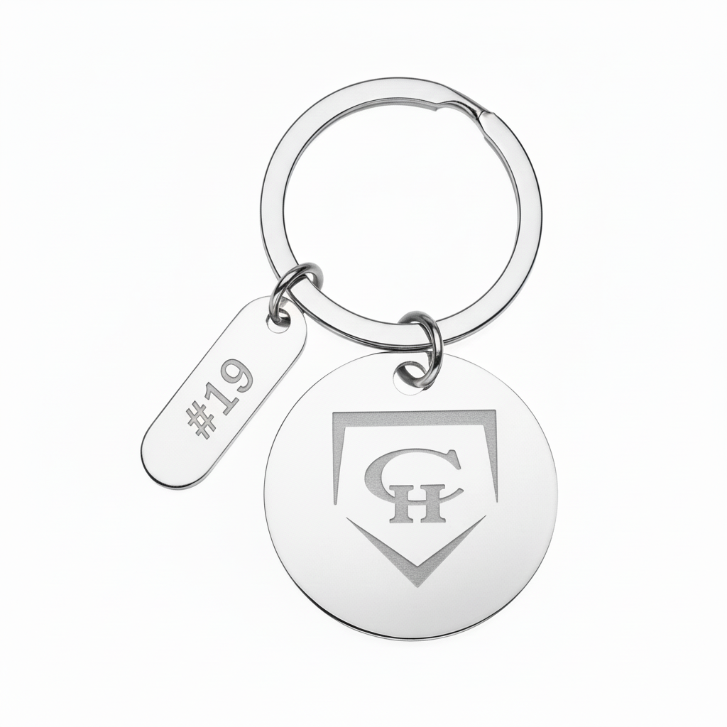 Copper Hills Baseball Keychain - #19