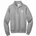 Gray Quarter-Zip Sweatshirt with White Outline CH Diamond Logo