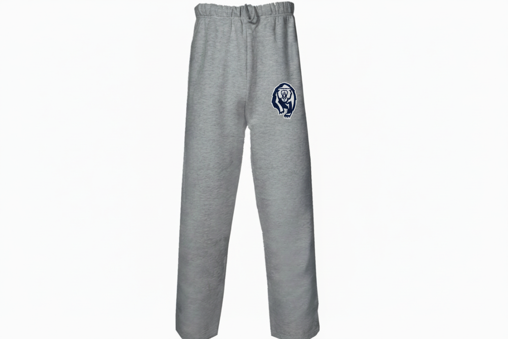 Gray sweatpants with CH Grizzly logo