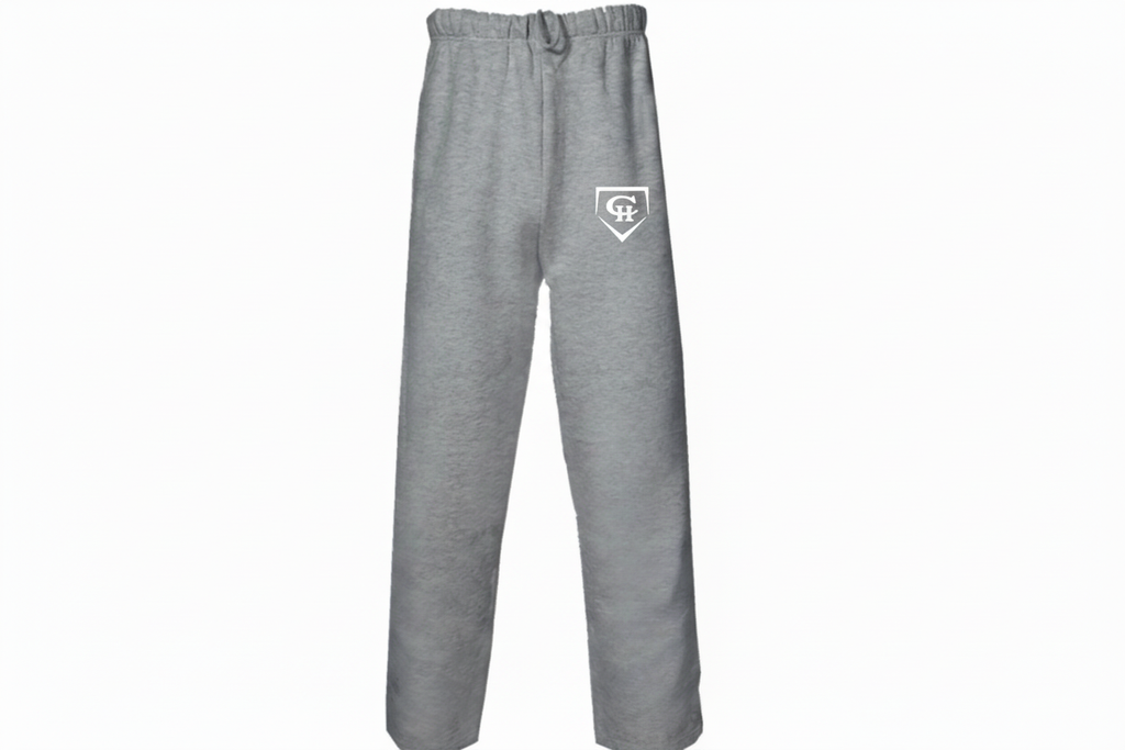 Gray sweatpants with smaller CH logo