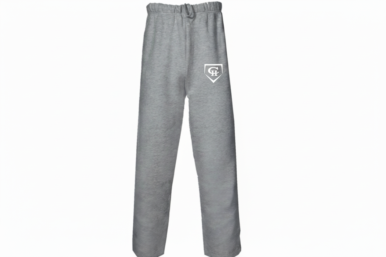 Gray sweatpants with smaller CH logo