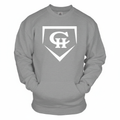 Gray Sweatshirt with Large Centered CH Diamond Logo