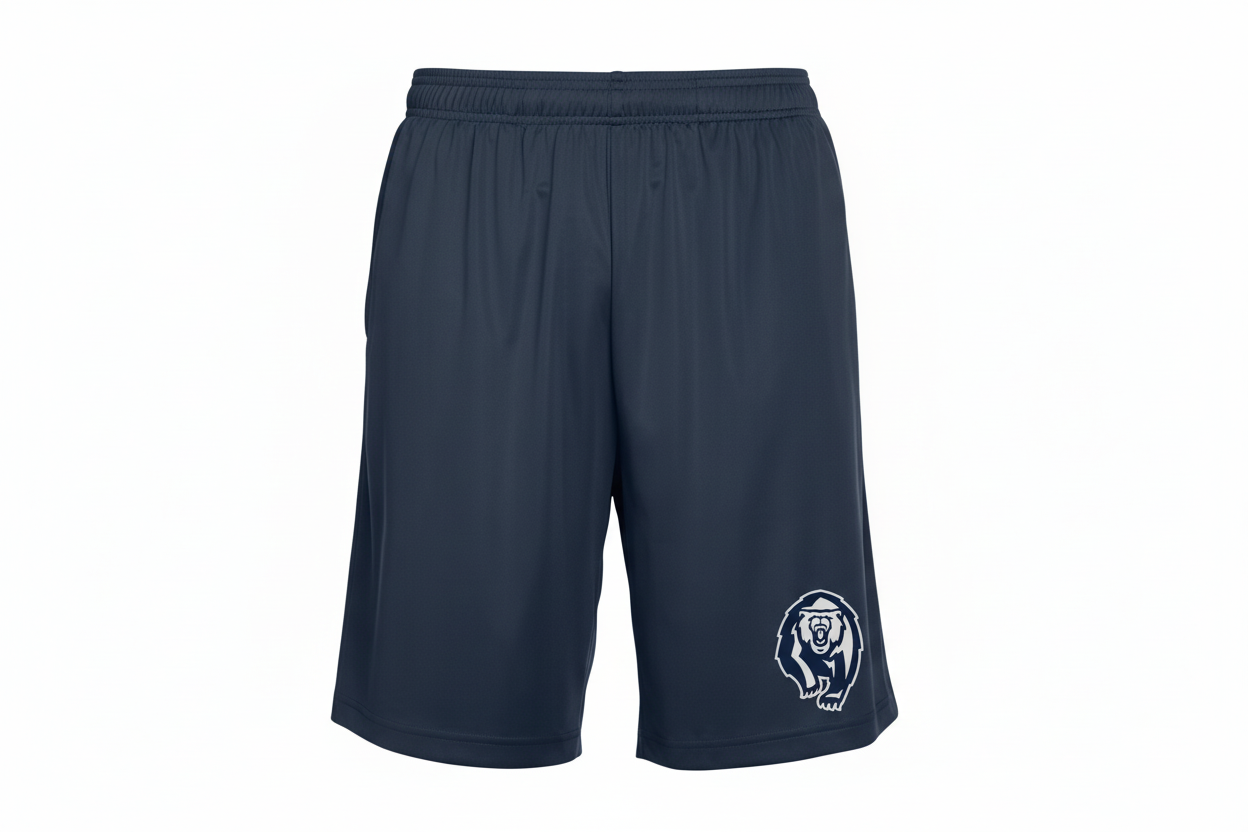 Navy Shorts with CH Grizzly Logo
