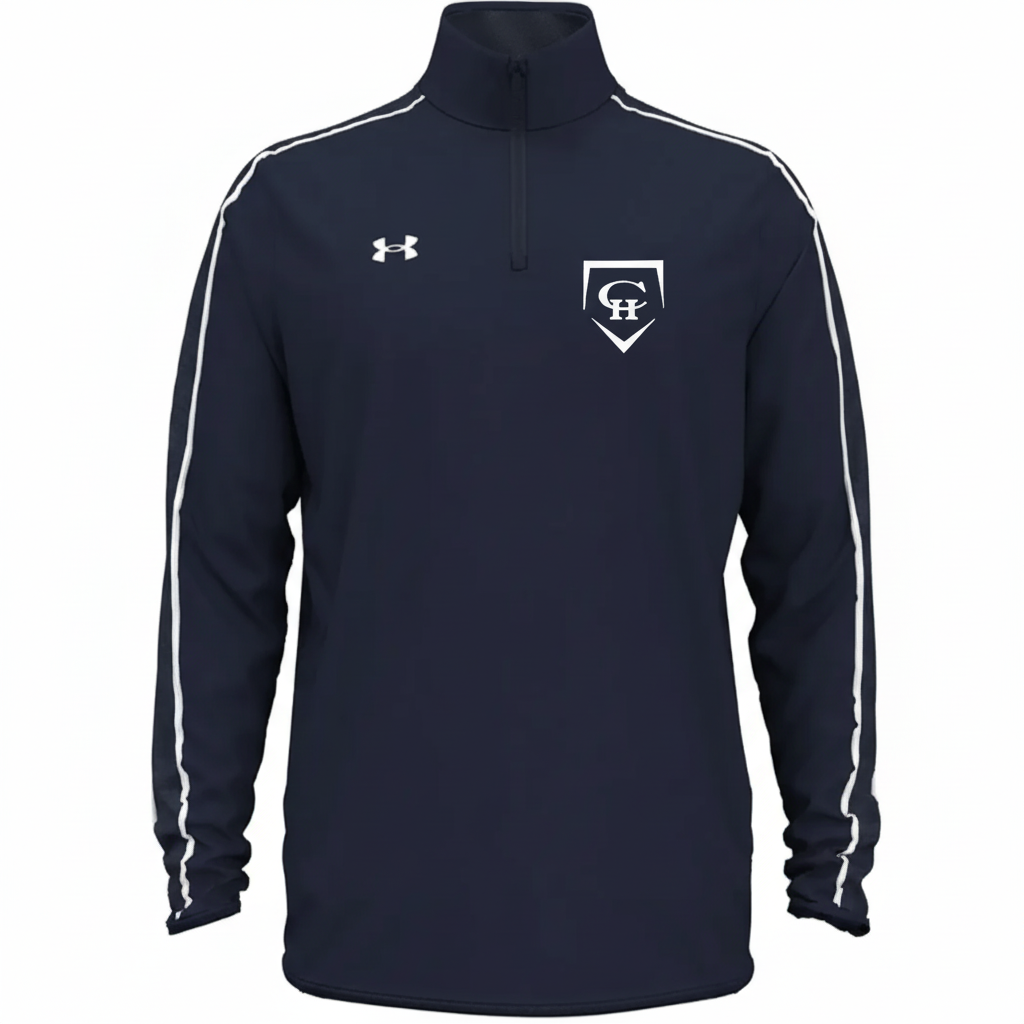 Quarter Zip Sweatshirt - Higher Aligned Logo