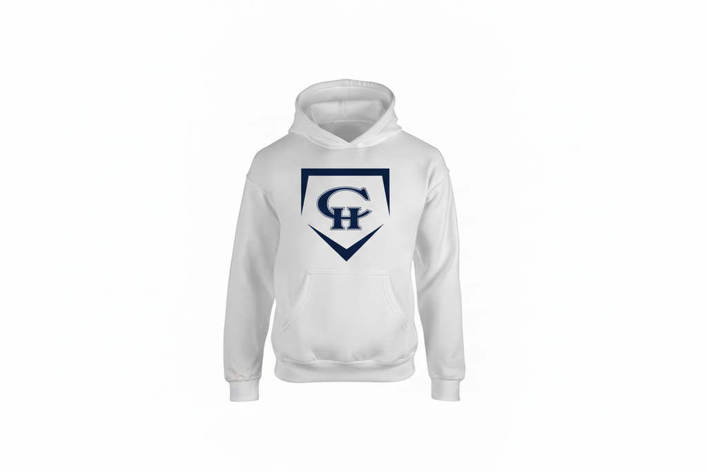 White Copper Hills Hoodie - No Drawstrings
