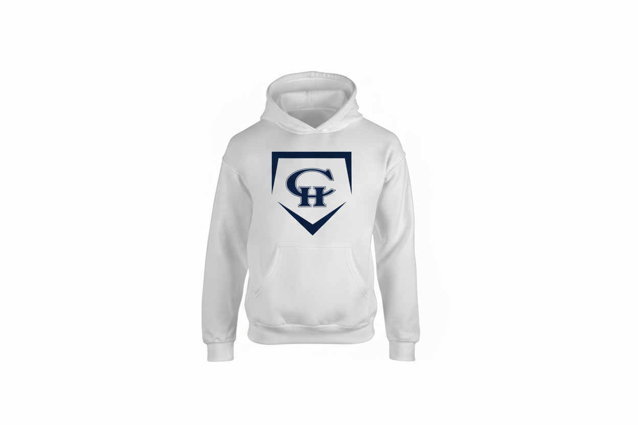 White Copper Hills Hoodie - No Drawstrings